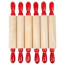 Mini conjunto de rolos de madeira READY 2 LEARN para crianças (18 cm)