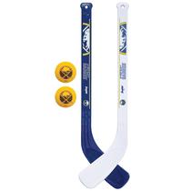 Mini conjunto de tacos de hóquei Franklin Sports Buffalo Sabres NHL