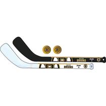 Mini conjunto de tacos de hóquei Franklin Sports NHL Boston Bruins