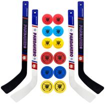 Mini conjunto de tacos de hóquei Pandahero para crianças com bastões e bolas