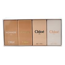 Mini conjunto Perfume Chloe, 4x5ml, caixa individual Nomade EDP-EDT L
