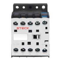 Mini Contator Auxiliar 220V 50/60Hz 3Na E 1Nf Scr631M Steck Mini Contator Auxiliar 220V 50/60Hz 3Na E 1Nf Scr631M Steck