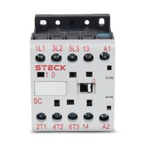 Mini Contator Tripolar 9A 220VAC 1NA Steck