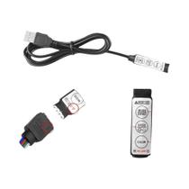 Mini Controlador De Luz De Tira LED RGB 5V 24key 44key 3key Dimmer Para 5050 3528 2835 4Pin