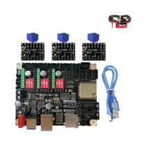 Mini Controlador De Máquina De Gravação a Laser CNC GRBL Shield MKS DLC32 V2.1 TS35 LCD Placa De