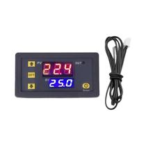 Mini Controlador de Temperatura Digital - Termostato 12V/24V/220V para Aquecimento e Resfriamento