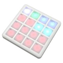 Mini Controlador Midi Portátil M-Vave SK16 16 Pads