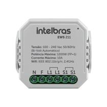 Mini Controlador Smart Intelbras com Wi-Fi Izy EWS 211, 1 Entrada, Controle por Aplicativo, Branco