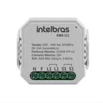 Mini Controlador Smart Wi-Fi 1 Interruptor - Intelbras EWS 211 Mini Controlador Smart Wi-Fi 1 Interruptor - Intelbras EWS 211