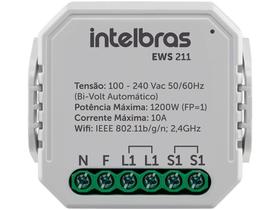 Mini Controlador Smart Wi-Fi 1 Interruptor - Intelbras EWS 211