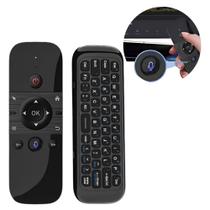 Mini Controle Com Teclado Air Mouse Para Smart Tv Com comando de voz