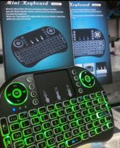 Mini Controle teclado smart com led pra Tv