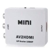 Mini Conversor Adaptador Av2hdmi Av Para Hdmi Rca Full Hd
