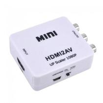Mini Conversor Adaptador Hdmi para Rca Áudio e Vídeo Hdmi2av - PONTO DO NERD