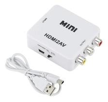 Mini Conversor Adaptador Hdmi Para Video Composto Av Rca