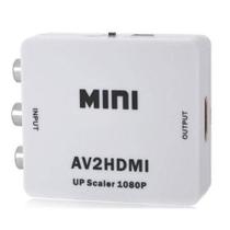Mini Conversor Adaptador Rca Para Hdmi 720p 1080p AV2HDMI