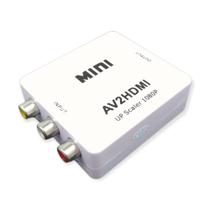 Mini Conversor AV2 para HDMI Adapter Scaler HD Video Converter Box HDMI para RCA 1080p - Kingleen