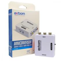 Mini Conversor De Hdmi Para Av Hd 1080P Cc-Ha1K - Exbom