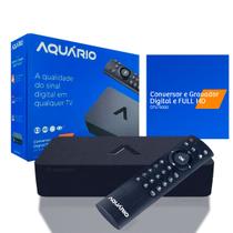Mini Conversor Digital HD Gravador Com Controle DTV-9000 - AQUÁRIO