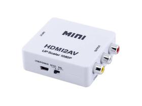 Mini conversor hdmi para rca av vídeo composto