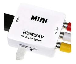 Mini Conversor Hdmi X Rca Cabo Rca Pronta Entrega