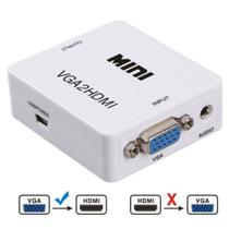 Mini Conversor VGA para Hdmi 1080p c/ Áudio CC-VH1K Exbom