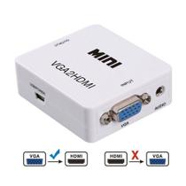 Mini Conversor VGA para Hdmi 1080p Monitor Audio Tv Notebook - Exbom Mini Conversor VGA para Hdmi 1080p Monitor Audio Tv Notebook - Exbom
