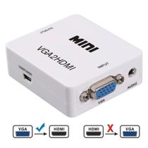 Mini Conversor Vga Para Hdmi Vídeo Hd Usb Kap-V105 - Novo