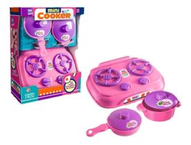 Mini Cooker Fogãozinho Cozinha Brinquedo Infantil Menina - Zuca Toys