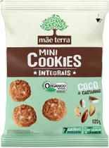 Mini Cookie Coco e Castanhas Orgânico MÃE TERRA 120g Mini Cookie Coco e Castanhas Orgânico MÃE TERRA 120g