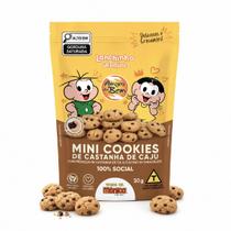 Mini Cookies de Castanha de Caju com Chocolate 30g Turma da Monica Mini Cookies de Castanha de Caju com Chocolate 30g Turma da Monica