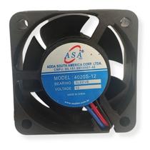 Mini Cooler 4020S-12 AsaFan 3 Fios 12V D41 Sleeve Ventilação Silencioso Mini Cooler 4020S-12 AsaFan 3 Fios 12V D41 Sleeve Ventilação Silencioso