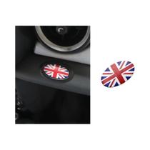 MINI Cooper JCW R55 R56 R57 R58 R59 Botão De Couro Adesivo Carro Copiloto Caixa De Armazenamento