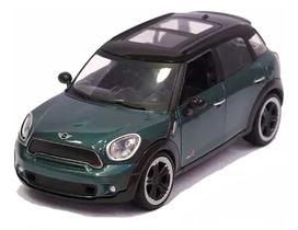 Mini Cooper S Countryman C/Teto Solar Verde Motormax 1/24 Mini Cooper S Countryman C/Teto Solar Verde Motormax 1/24