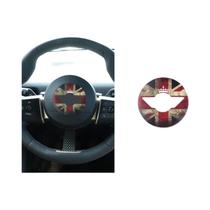 Mini Cooper U25 F66 F65 J01 J05 PU Couro Adesivo Para Volante De Carro Acessórios Interiores