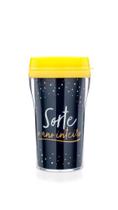 Mini copo com tampa conquistas sorte - Ludi