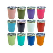 Mini Copo Cuia Térmico 360ml Em Inox Com Tampa Acrílica personalizado Mini Copo Cuia Térmico 360ml Em Inox Com Tampa Acrílica personalizado