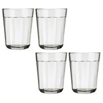 Mini Copos Americano de Vidro Dose Cachaça Shot Tequila 4Un
