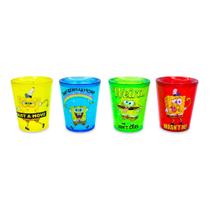 Mini copos Silver Buffalo SpongeBob SquarePants, conjunto de 4