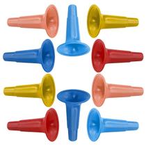 Mini Cornetinha de Plástico Colorida - 10 Unidades - Mini Toys