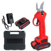 Mini Cortador de Galhos Bivolt Tesoura Recarregável e Potente