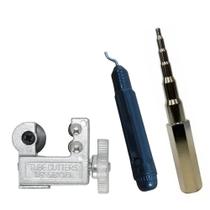 Mini Cortador De Tubo, Pino Alargador e Caneta Escariador