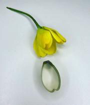 Mini Cortador Flor Tulipa Lisa Para Bolo Mini Cortador Flor Tulipa Lisa Para Bolo