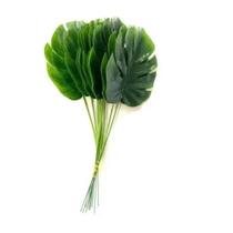 Mini Costela de Adão Artificial com 12 folhas para decoração e Arranjos Mini Costela de Adão Artificial com 12 folhas para decoração e Arranjos