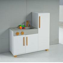 Mini Cozinha 93cm X 28cm X 84cm Garfield Rosa Bebe/ Branco
