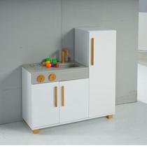 Mini Cozinha 93cm X 28cm X 84cm Garfield Rosa Bebe/ Branco