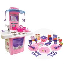 Mini Cozinha Big Star Infantil + Jantarzinho Acessorios