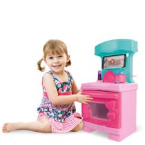 Mini Cozinha Brinquedo Infantil Sweet Fantasy Rosa Menina Barato - Cardoso Toys