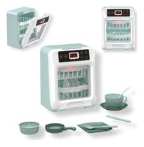 Mini cozinha infantil lava louças som e luz brinquedo fenix