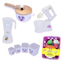 Mini Cozinha Infantil Menina Princesa Kit Panela 20Peças
